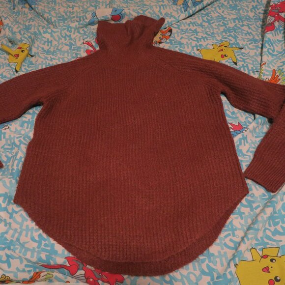 Kuhl Sienna Sweater 4411 Womens Turtleneck Cherrywood Long Sleeve Knit Pullover - Picture 2 of 9